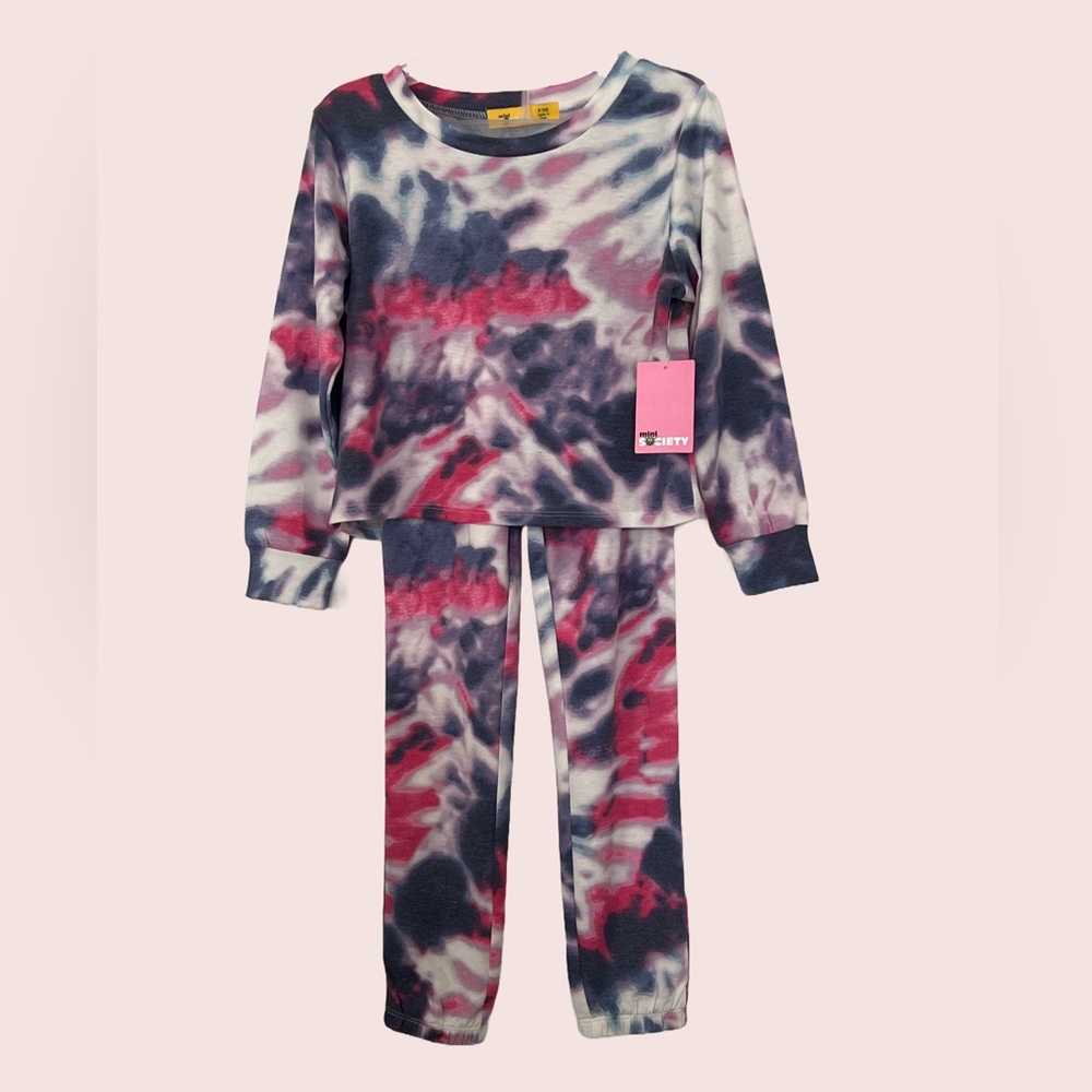 Mini Society Girls Tie Dye 2 PC Pajama Set. Various Sizes available 💤🛌💤🛌💤